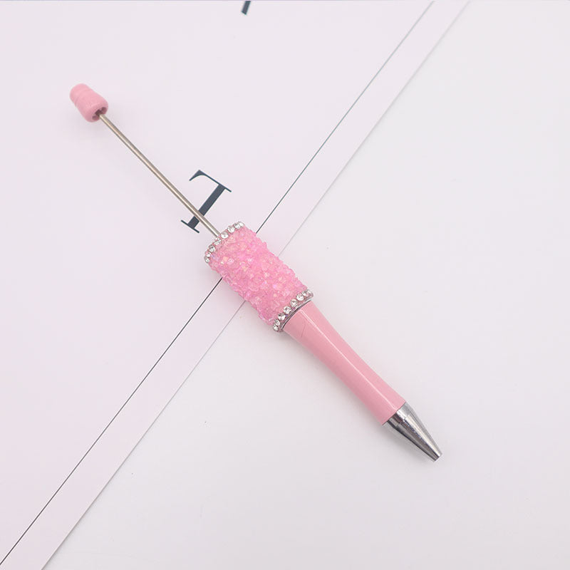 Wholesale Beadable Pen Irregular Gravel Rhinestones DIY Pens
